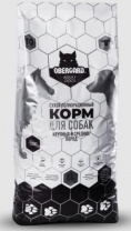 OBERGARD Полнорационный сухой корм с говядиной для собак крупных и средних пород 15кг. Калининград