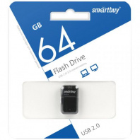 Память Smart Buy "Art"  64GB, USB 2.0 Flash Drive, черный Калининград