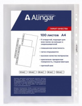 Папка-вкладыш с перфорацией Alingar А4+ 100 мкм, глянцевая Калининград