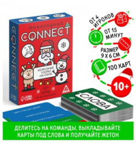 Игра на ассоциации "Connect" новогодний, 100 карт, 10+   7742837 Калининград