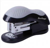 Мини-степлер №24/6, 26/6 Berlingo "Office Soft" до 15л., черный Калининград