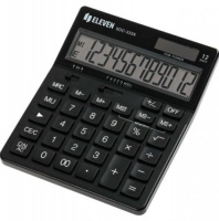 Калькулятор настольный Eleven SDC-333X-BK, 12 разрядов, двойное питание, 125*155*31мм, черный Калькулятор настольный Eleven SDC-333X-BK, 12 разрядов, двойное питание, 125*155*31мм, черный Калининград