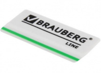 Ластик BRAUBERG LINE, 57х18х8 мм, белый, прямоугольный, скошенные края, 221036 Ластик BRAUBERG LINE, 57х18х8 мм, белый, прямоугольный, скошенные края, 221036 Калининград