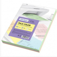 Бумага цветная OfficeSpace "Pale Color", А5, 80г/м2, 100л., (5 цветов) Калининград