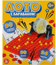Игра настольная "Лото" с барабаном Игра настольная "Лото" с барабаном Калининград