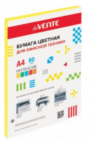 Бумага А4 цветная  50л ИНТЕНСИВ, желтая  2072244 Калининград