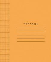 Тетрадь А5 12л  кл. крупн. ПИШУ КРАСИВО "Оранжевая обложка. Цифры" 8*8мм с пунктир.разделением  КрКл_оранж Калининград