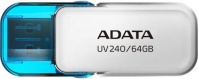 Флеш-память ADATA 64GB AUV240-64G-RWH WHITE Калининград