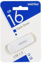 Память Smart Buy "Scout"  16GB, USB 2.0 Flash Drive, белый  Калининград