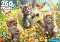 ПАЗЛЫ 260 элементов. КОТЯТА НА ЛУГУ (Арт.Ф260-3885) ПАЗЛЫ 260 элементов. КОТЯТА НА ЛУГУ (Арт.Ф260-3885) Калининград
