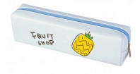 Пенал - косметичка Alingar, ПВХ, молния, 55 х 200 мм, "Ананас" голубой, надпись Fruit shop Пенал - косметичка Alingar, ПВХ, молния, 55 х 200 мм, "Ананас" голубой, надпись Fruit shop Калининград