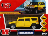 Машина металл HUMMER H2 длина 12 см, двери, багаж, инерц, желтый, кор. Технопарк в кор.2*36шт Машина металл HUMMER H2 длина 12 см, двери, багаж, инерц, желтый, кор. Технопарк в кор.2*36шт Калининград